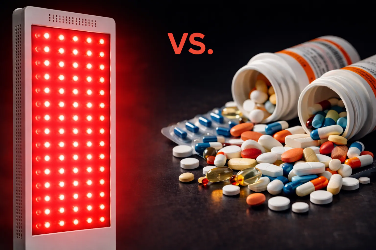 Red light therapy vs pain medication